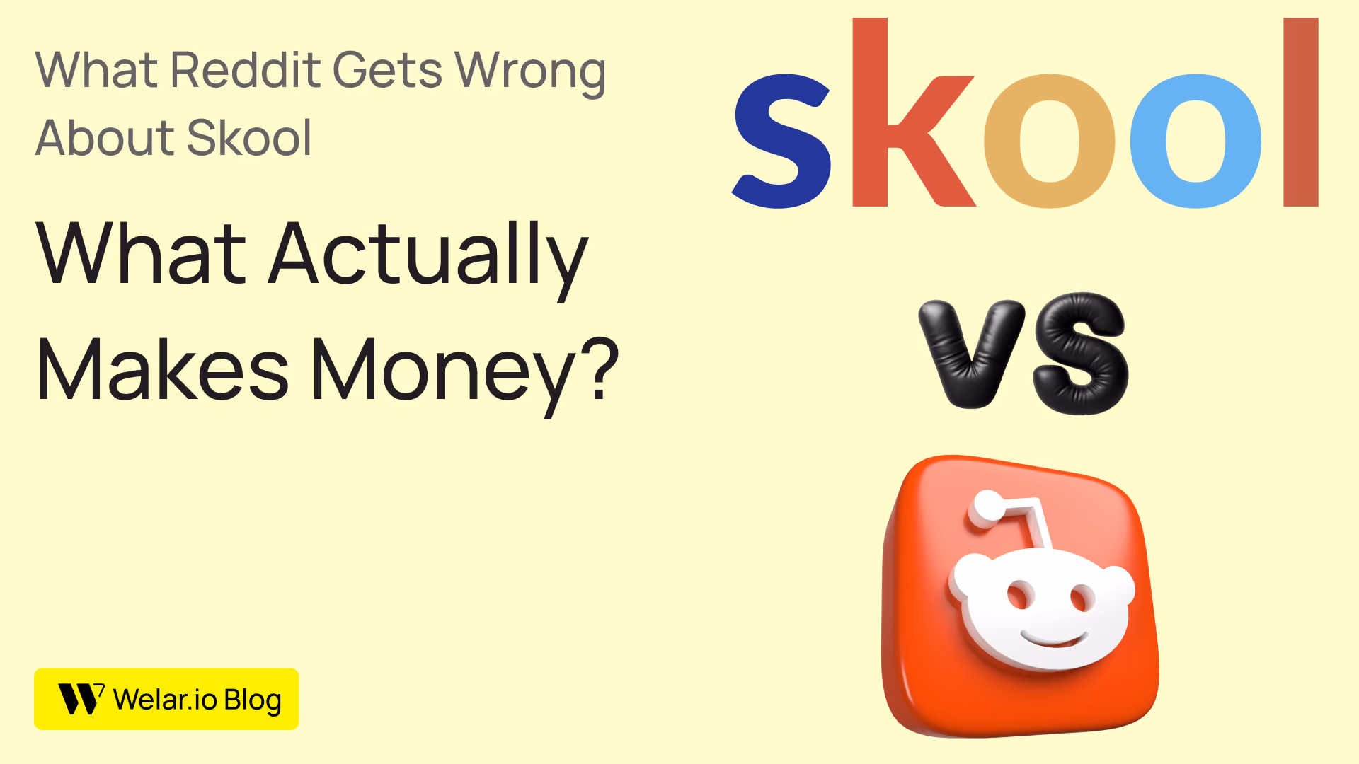 Reddit and Skool community comparison showing creator revenue data