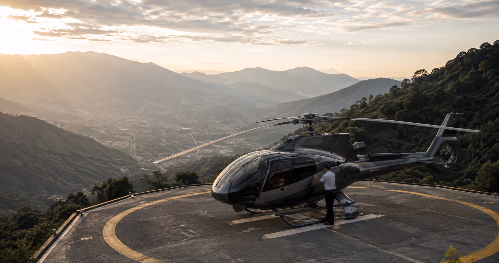 Charter aircraft used for private aviation experiences with Volpe