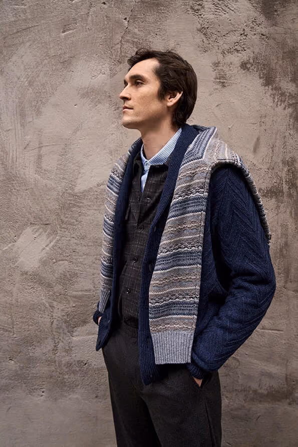 Maerz Muench Fall Winter Kollektion, Pullover gestreift