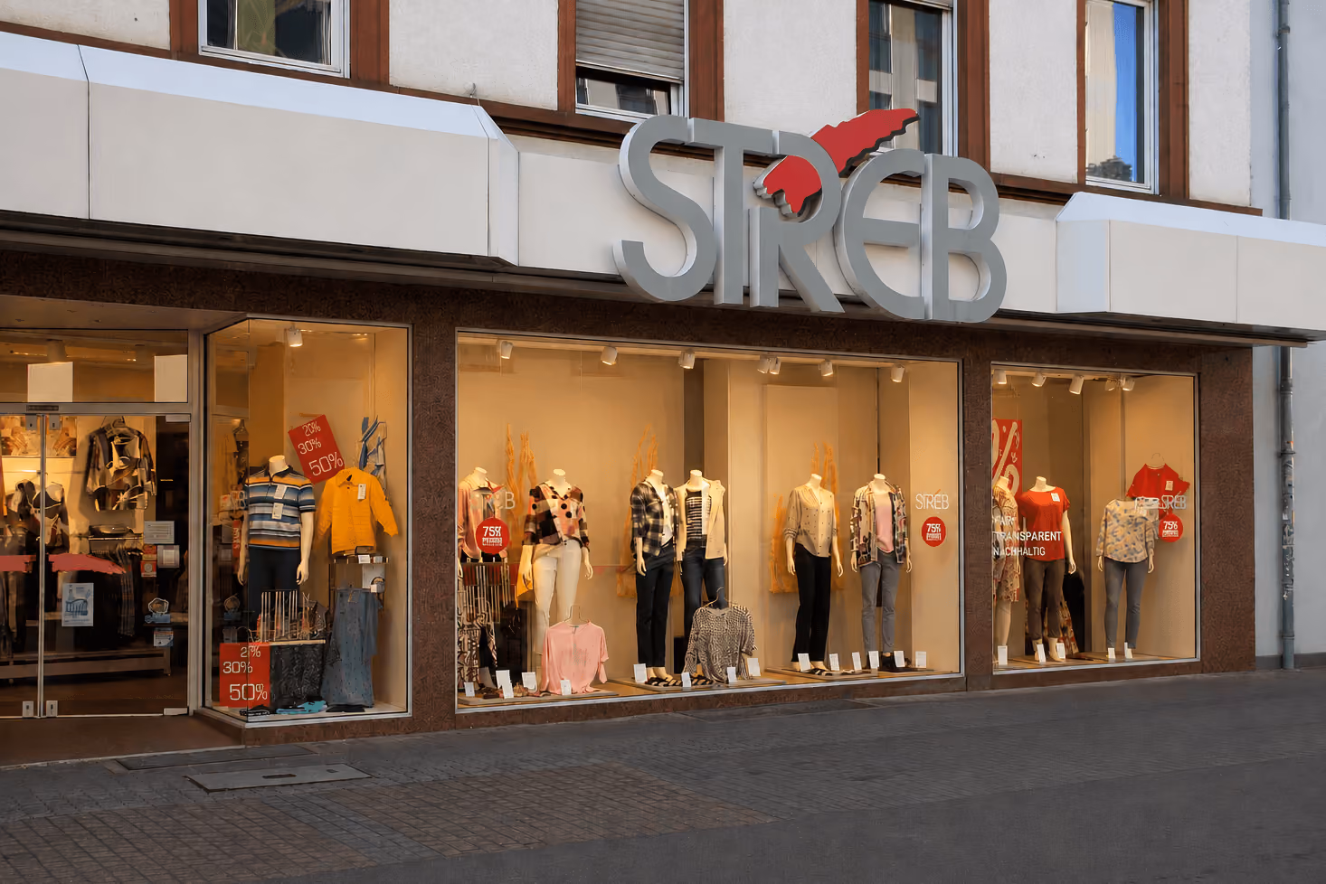 Modehaus Streb Ladenfront