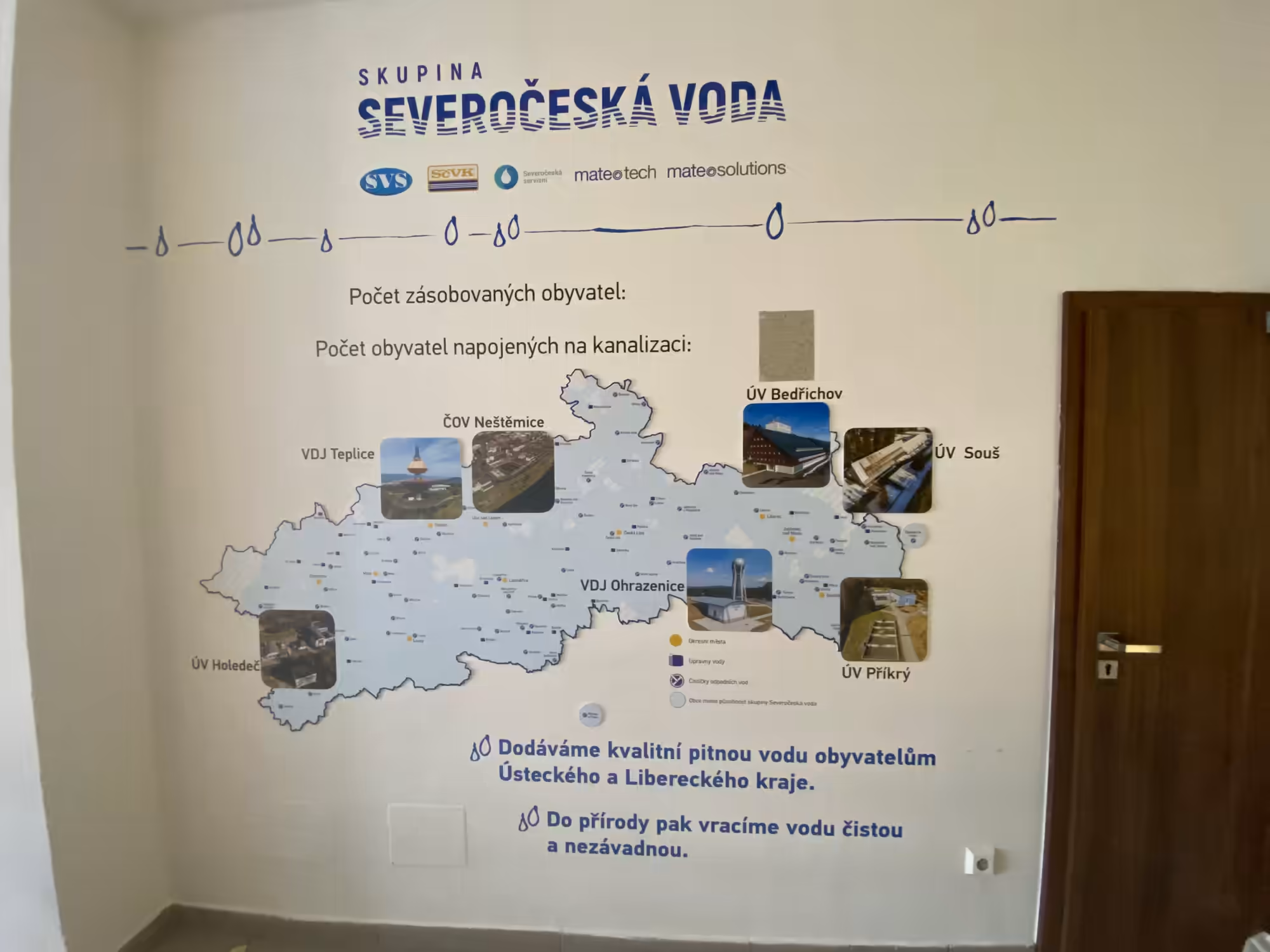 Severočeská voda – Interiéry