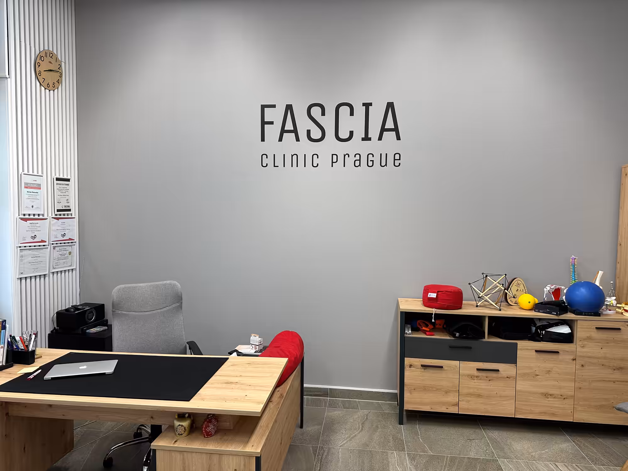 Fascia Clinic Prague – Interiéry