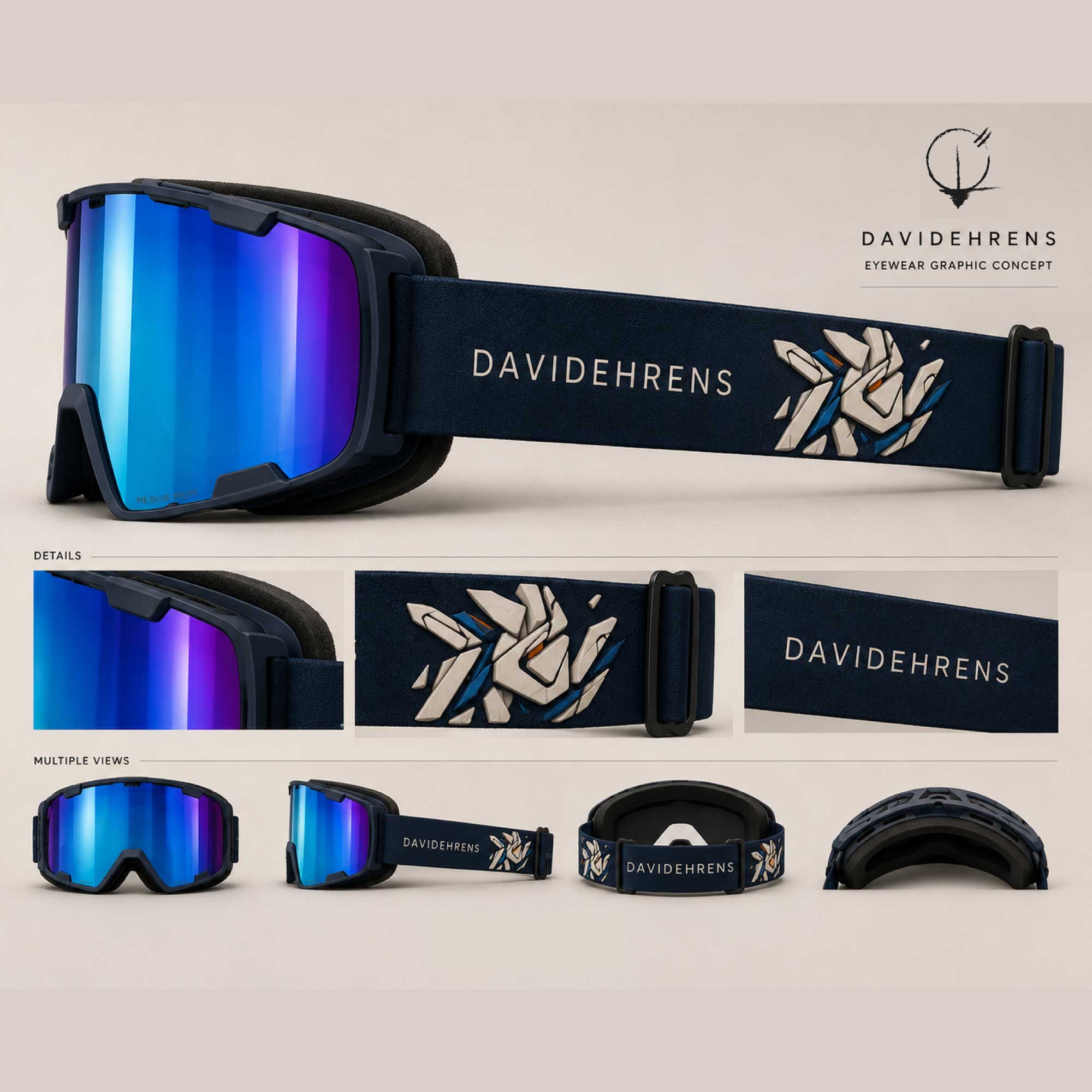 Le Bouc mockup lunettes de ski