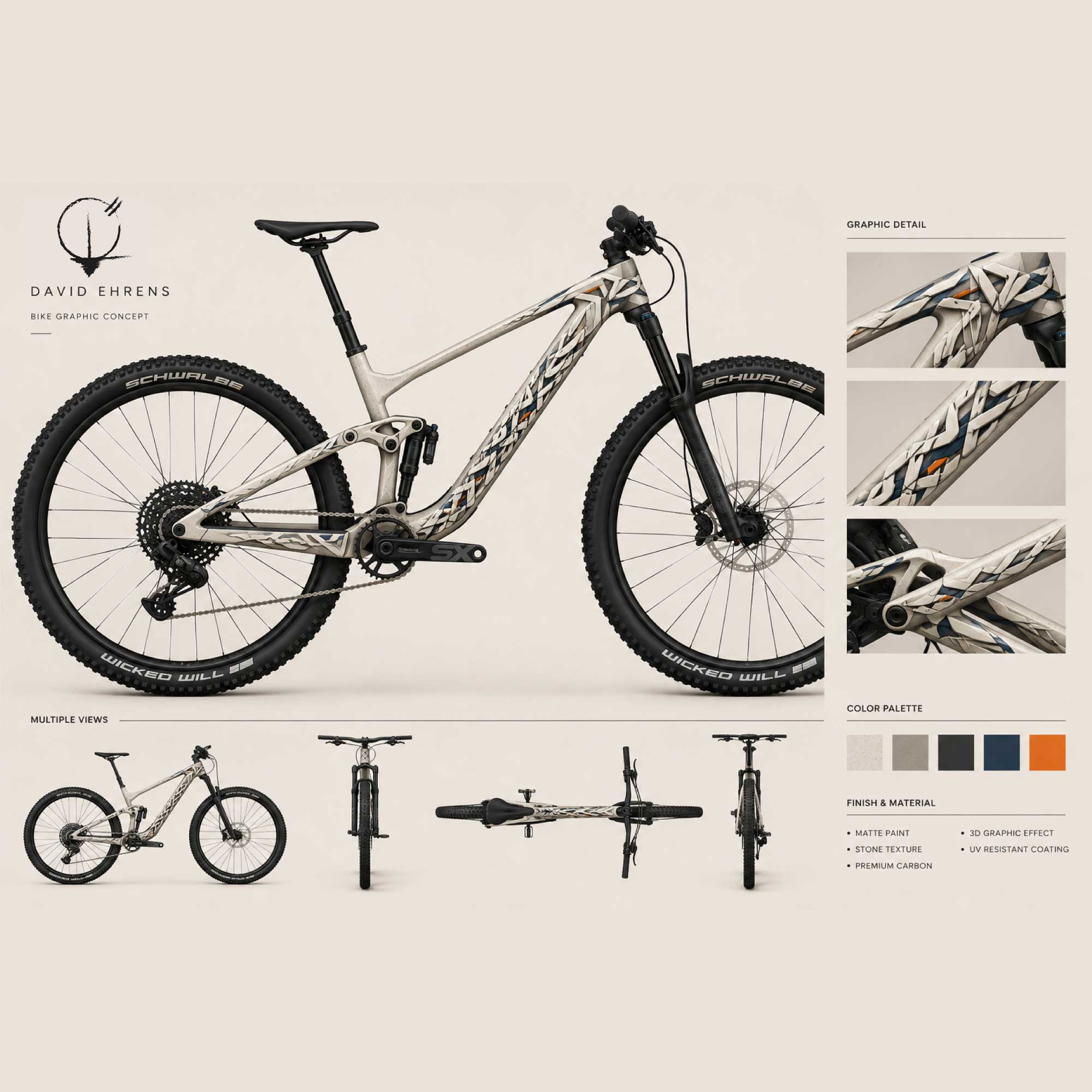 Le Bouc mockup vélo VTT