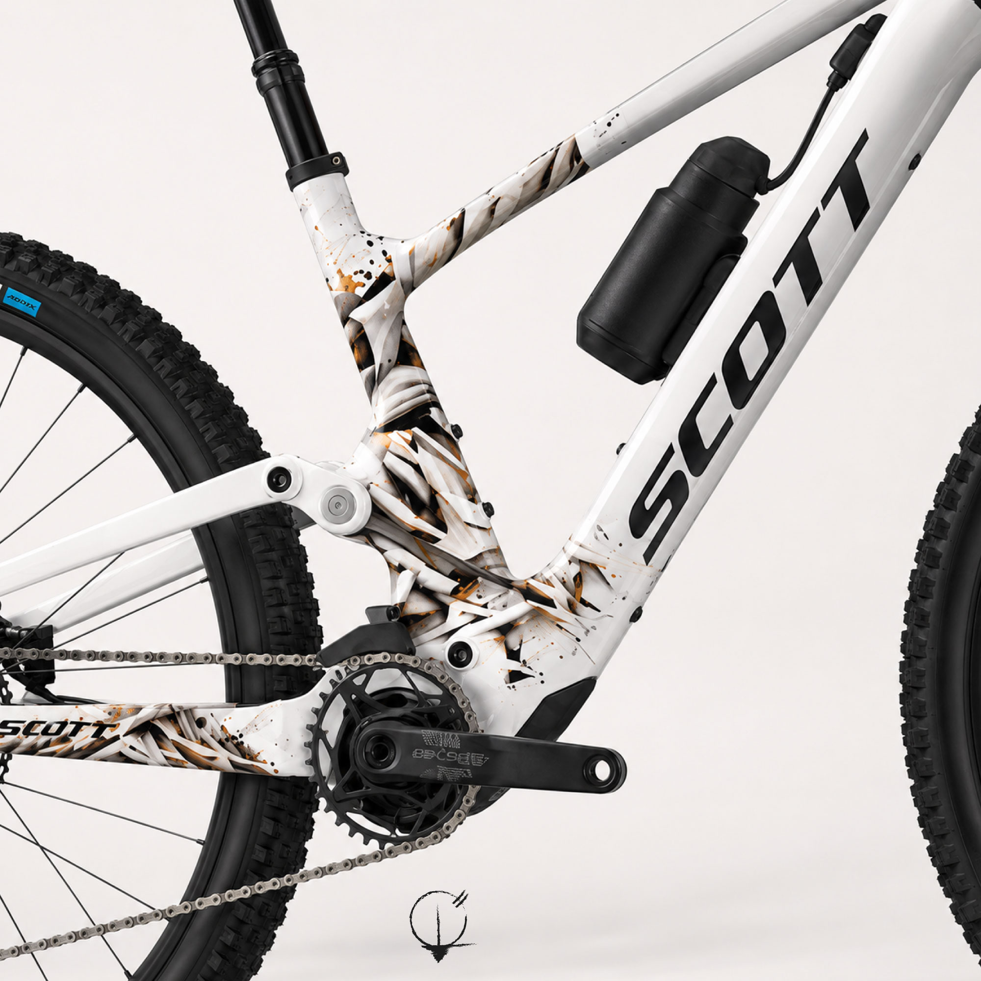 Altitude Fragmentée - vélo Scott détail cadre triangle