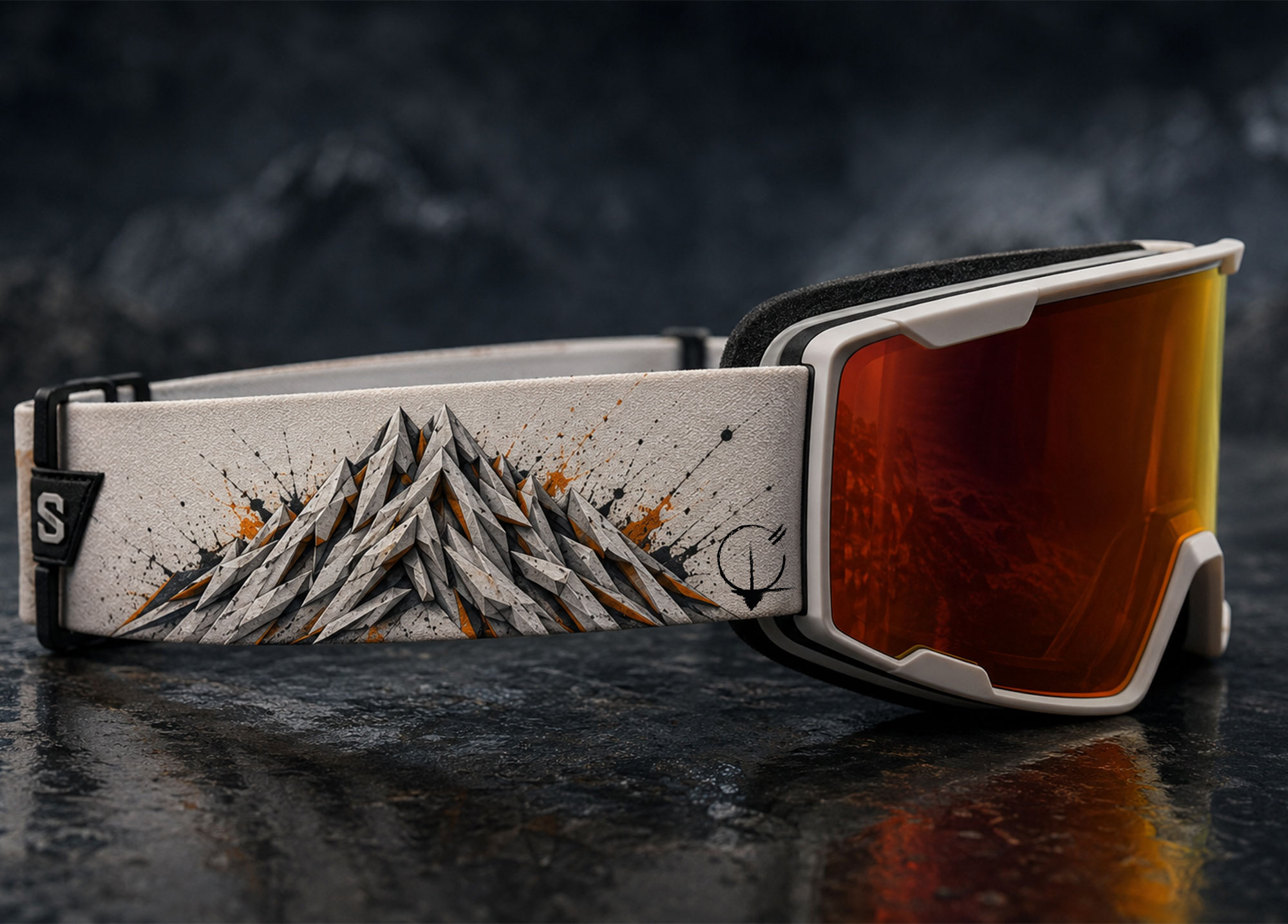 Altitude Fragmentée - lunettes de ski Salomon verre rouge
