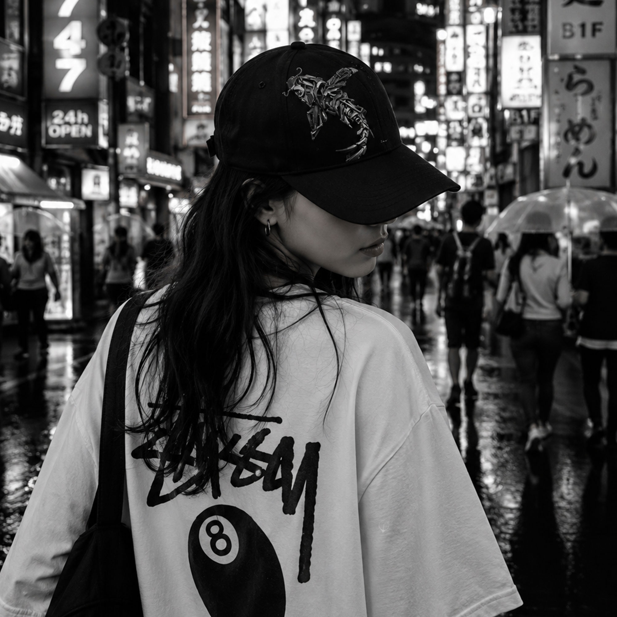 Carpe Kuoi - casquette portée rue de Tokyo