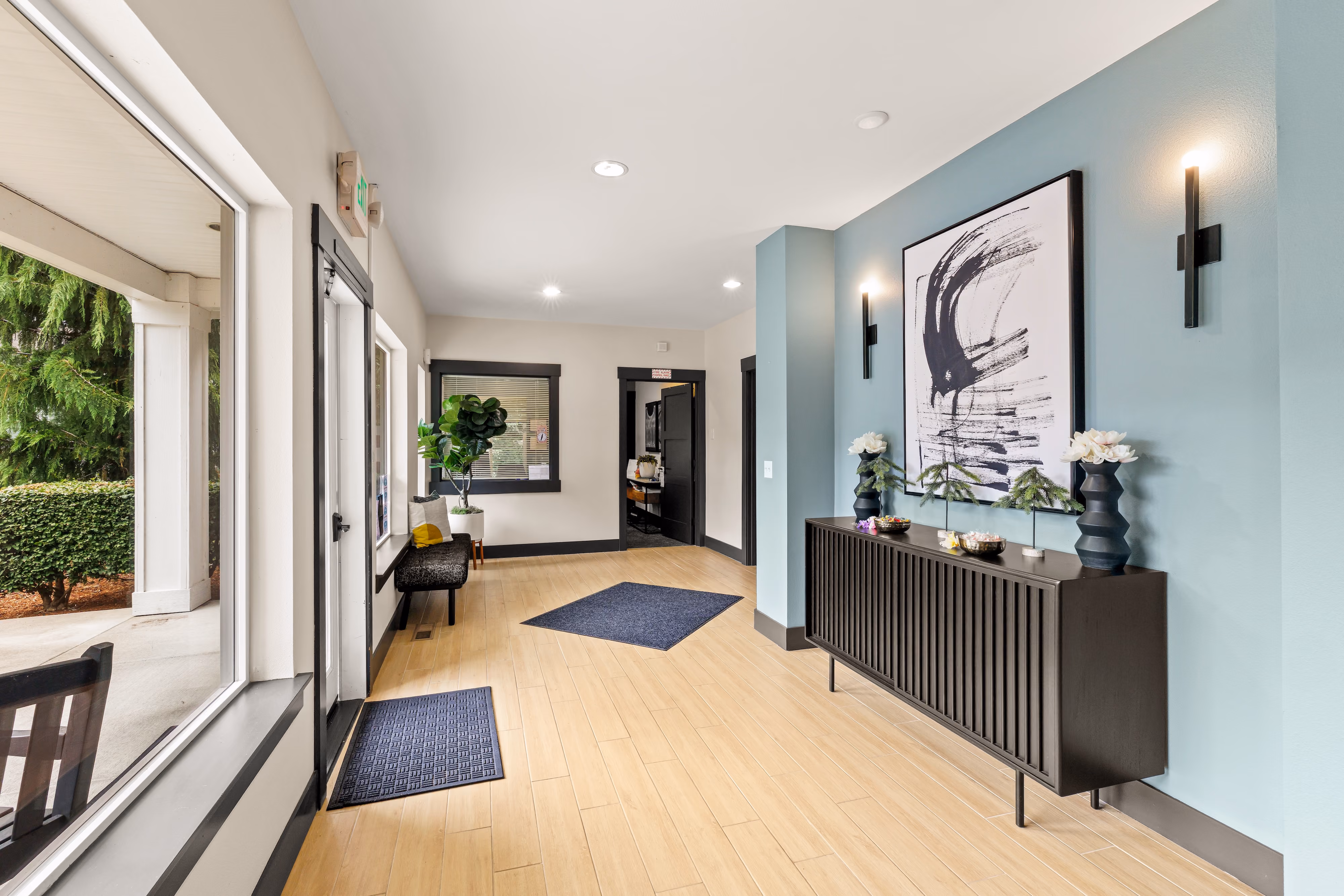 Kitchen area in clubhouse