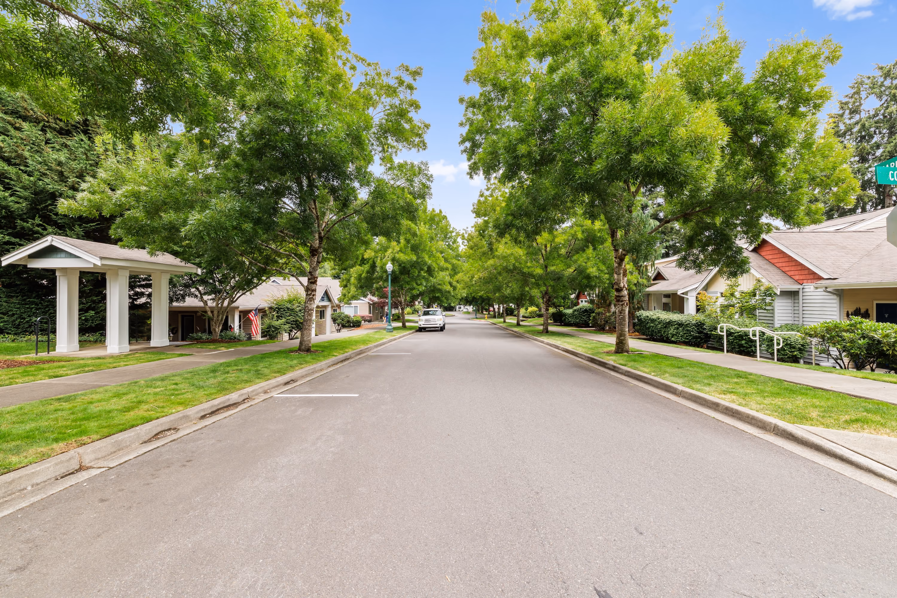 Street on property
