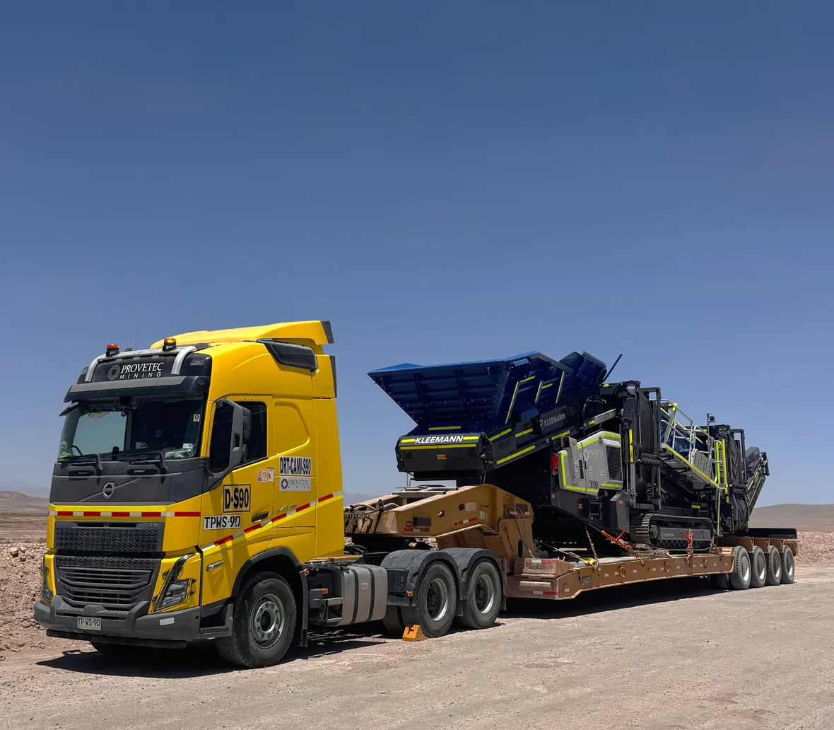 Traslado de planta móvil sobre cama baja