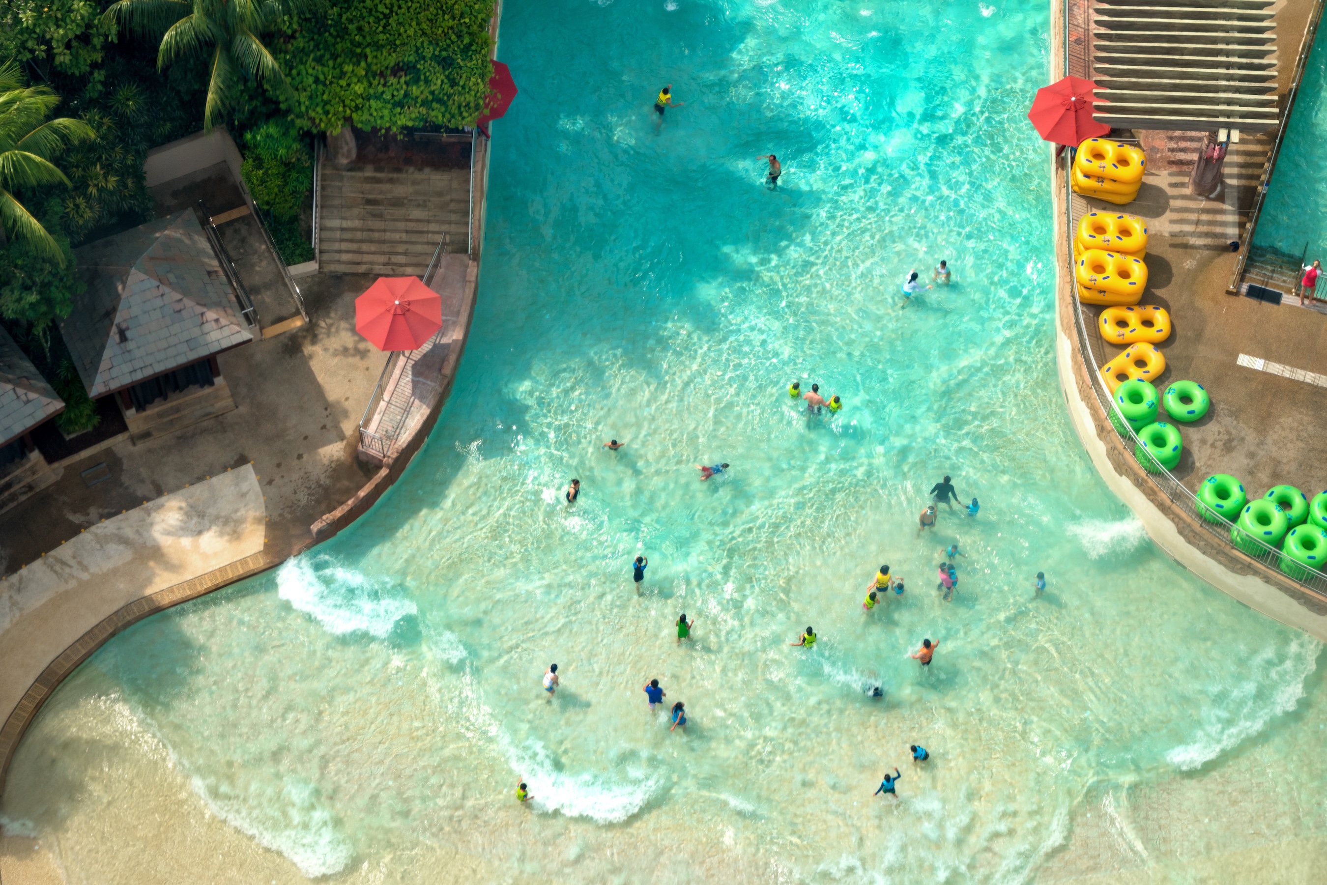 Wave Pool Stock Image
