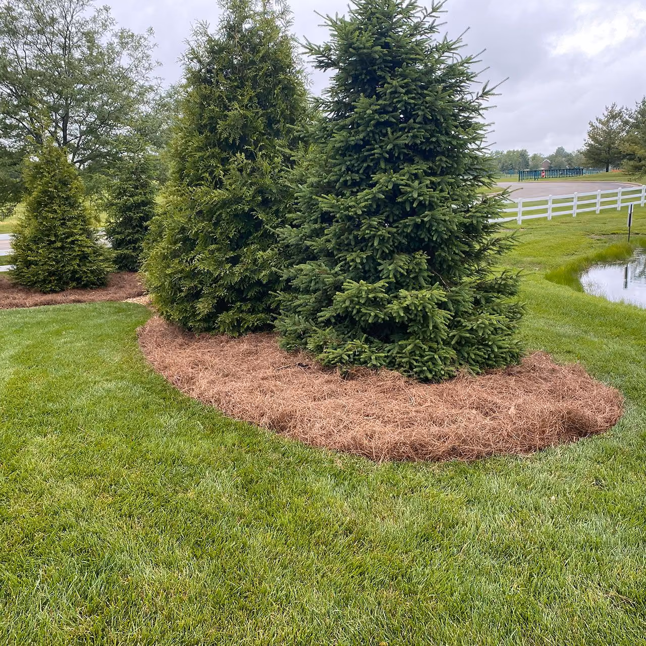 Professional mulch installation near me by PerfaCut Lawn and Landscape in Greater Cincinnati, Ohio