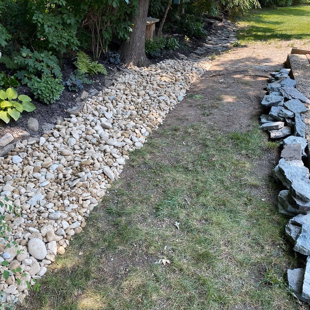 Custom retaining wall installation by PerfaCut Lawn and Landscape in Greater Cincinnati, Ohio