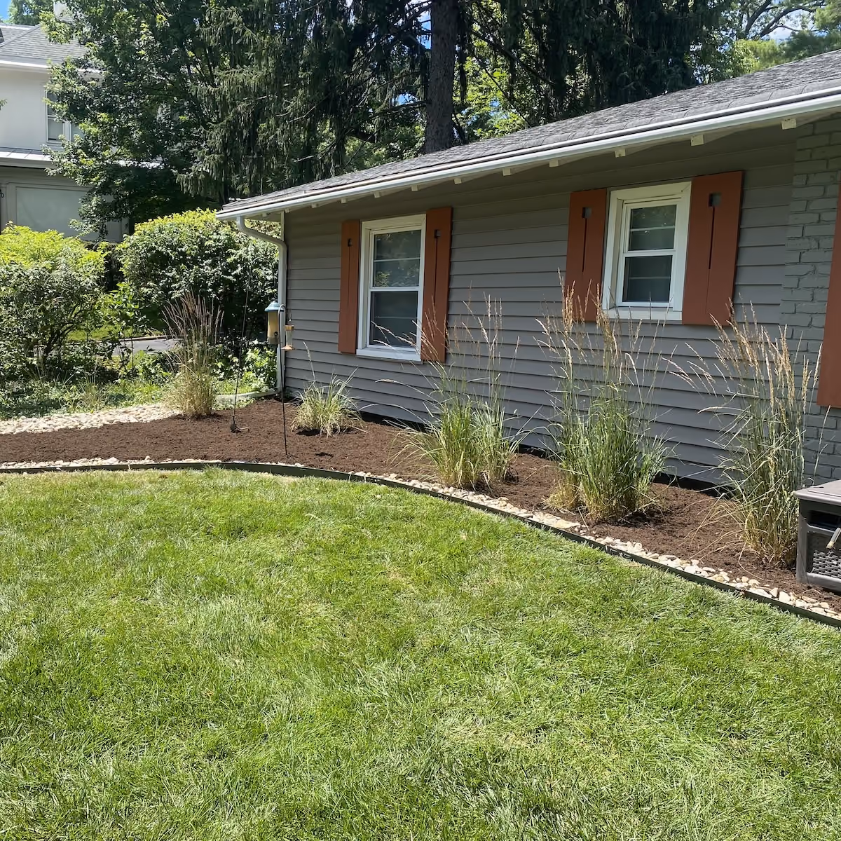 Landscape bed maintenance and property care by PerfaCut Lawn and Landscape in Mason, Ohio

