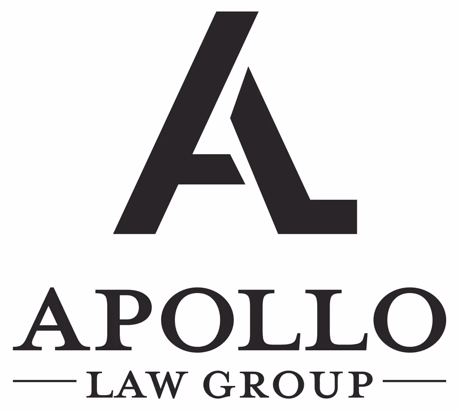 Apollo Law Group logo with stylized letters A and L above the text.