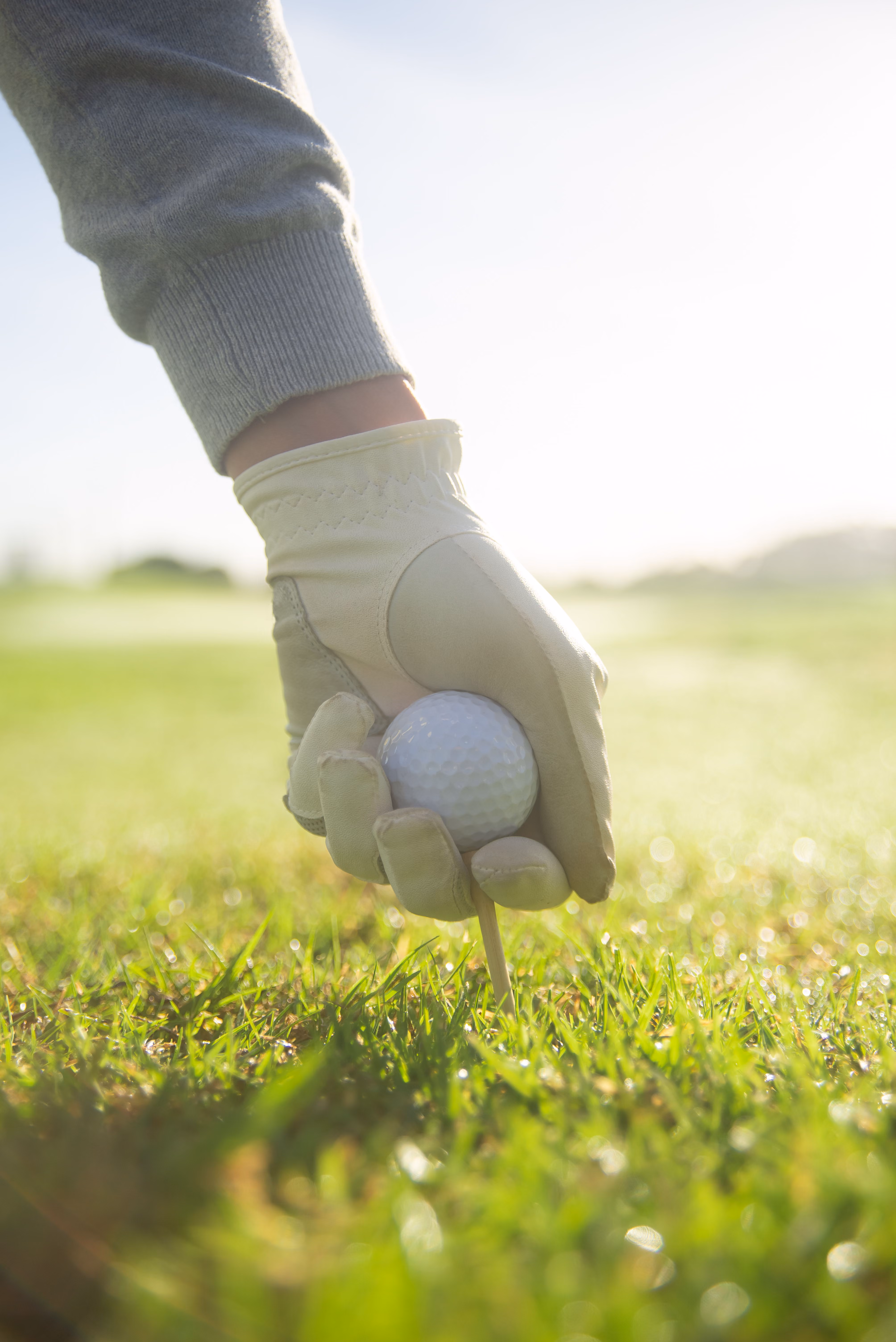 Fairway and green at The Highlands golf course in Post Falls, Idaho