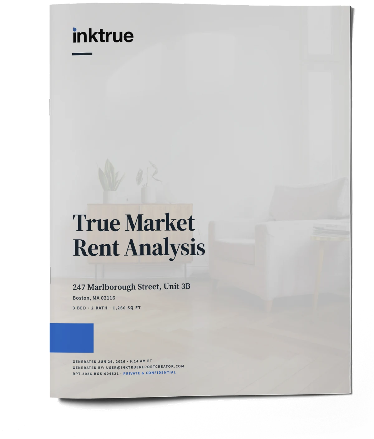 Report cover page, 247 Marlborough Street