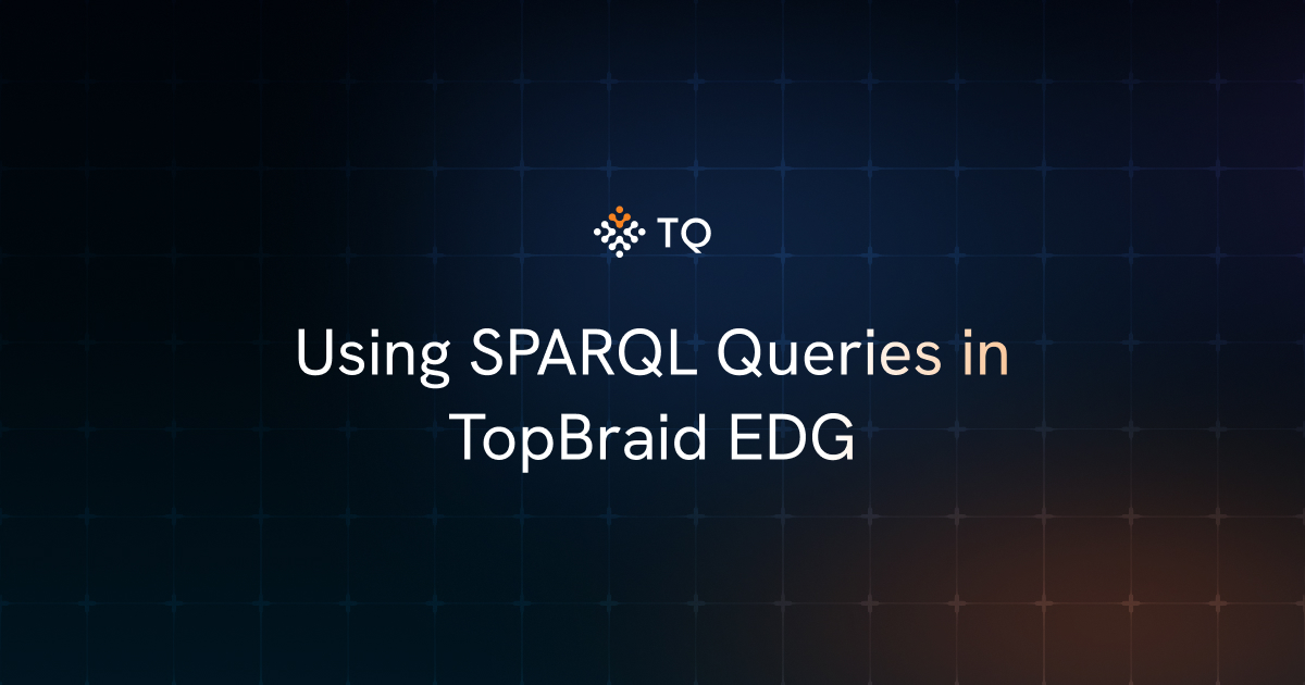 Using SPARQL Queries in TopBraid EDG