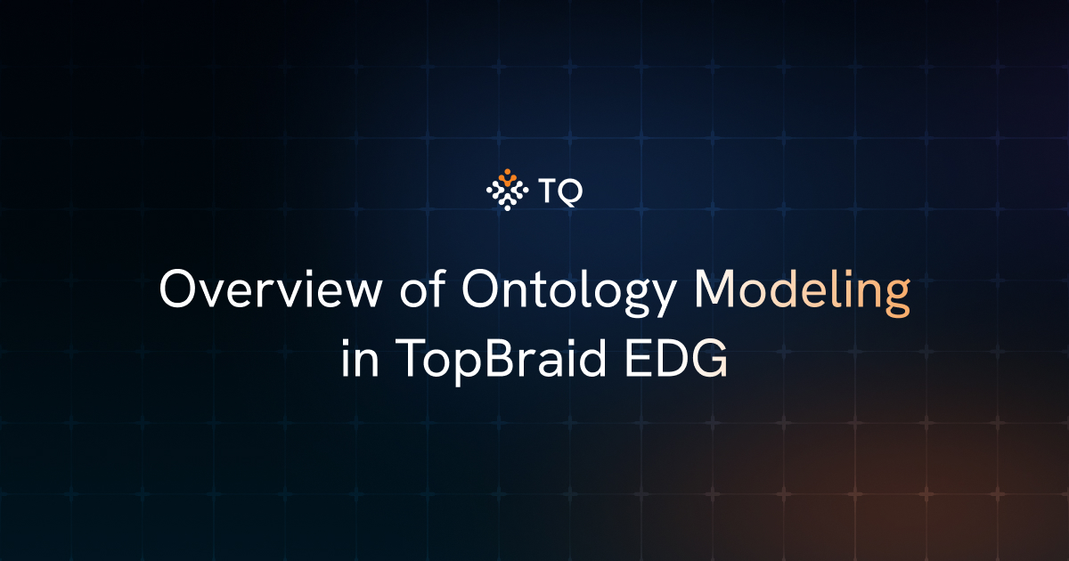 Overview of Ontology Modeling in TopBraid EDG