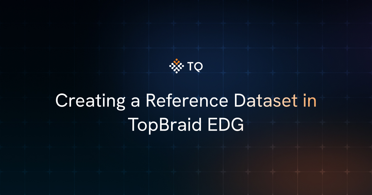 Creating a Reference Dataset in TopBraid EDG