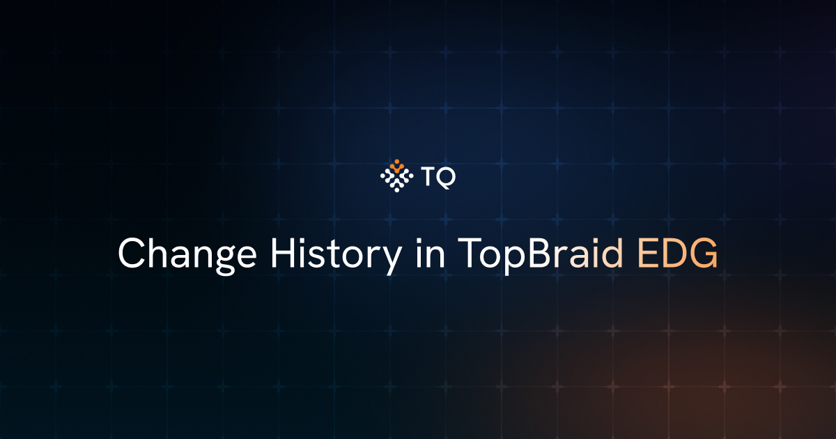 Change History in TopBraid EDG