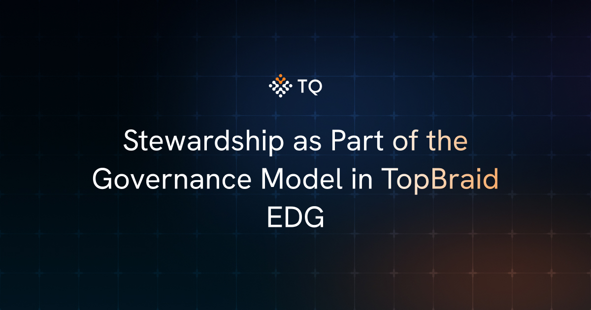 Stewardship as Part of the Governance Model in TopBraid EDG