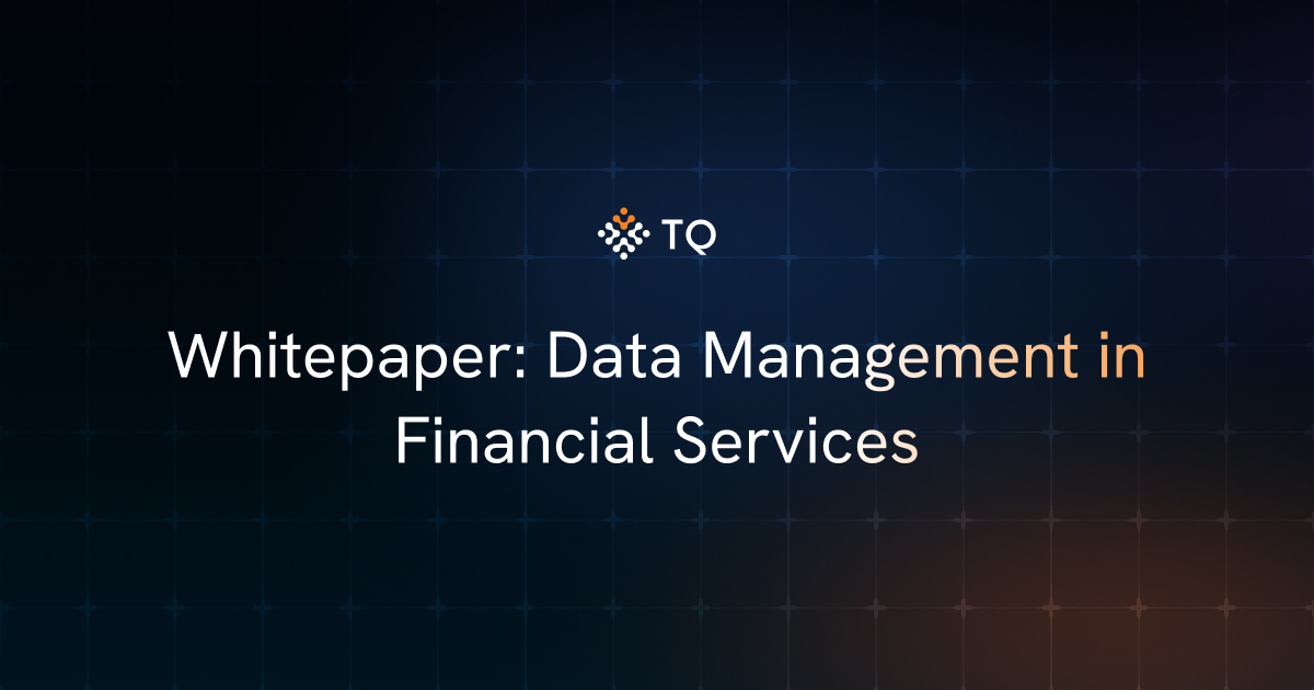 Whitepaper: Data Management in Financial Services