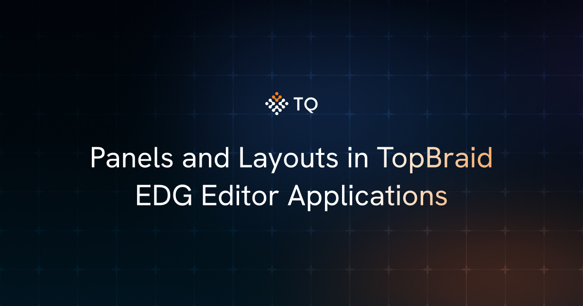 Panels and Layouts in TopBraid EDG Editor Applications