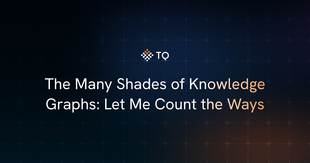 The Many Shades of Knowledge Graphs: Let Me Count the Ways