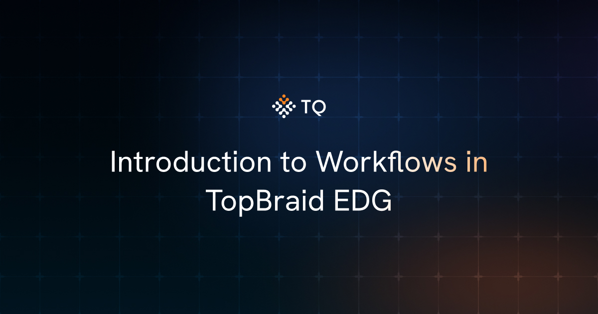 Introduction to Workflows in TopBraid EDG