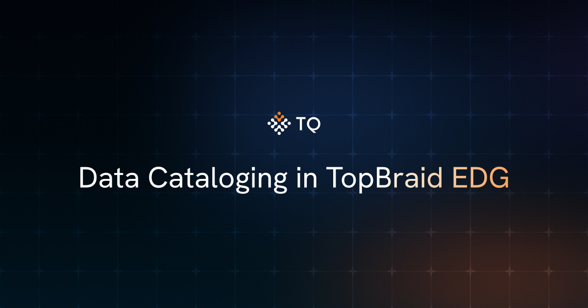 Data Cataloging in TopBraid EDG