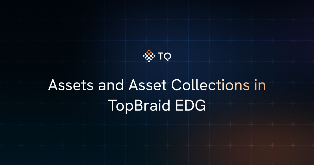 Assets and Asset Collections in TopBraid EDG