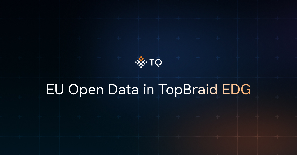 EU Open Data in TopBraid EDG