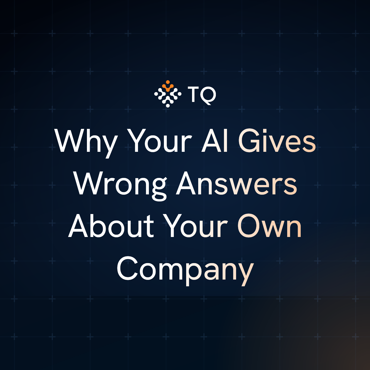 Why Your AI Gives Wrong Answers About Your Own Company