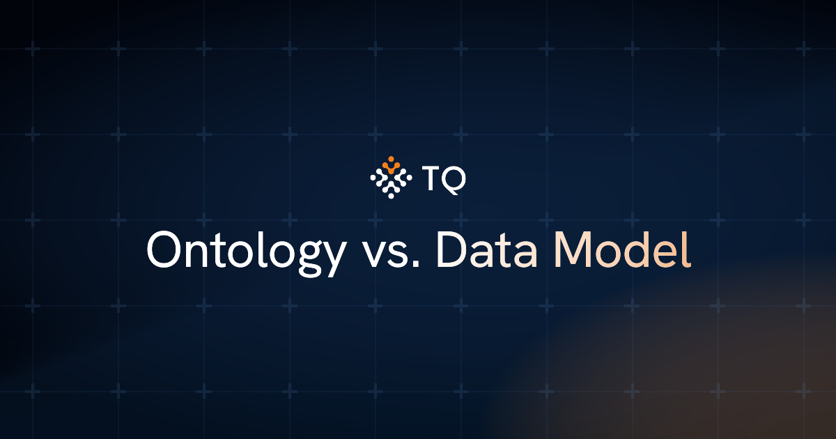 Ontology vs. Data Model