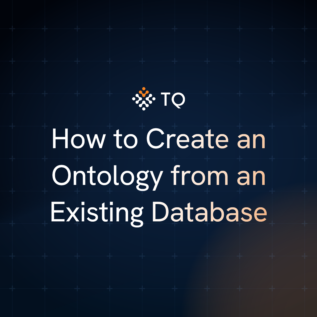 How to Create an Ontology from an Existing Database