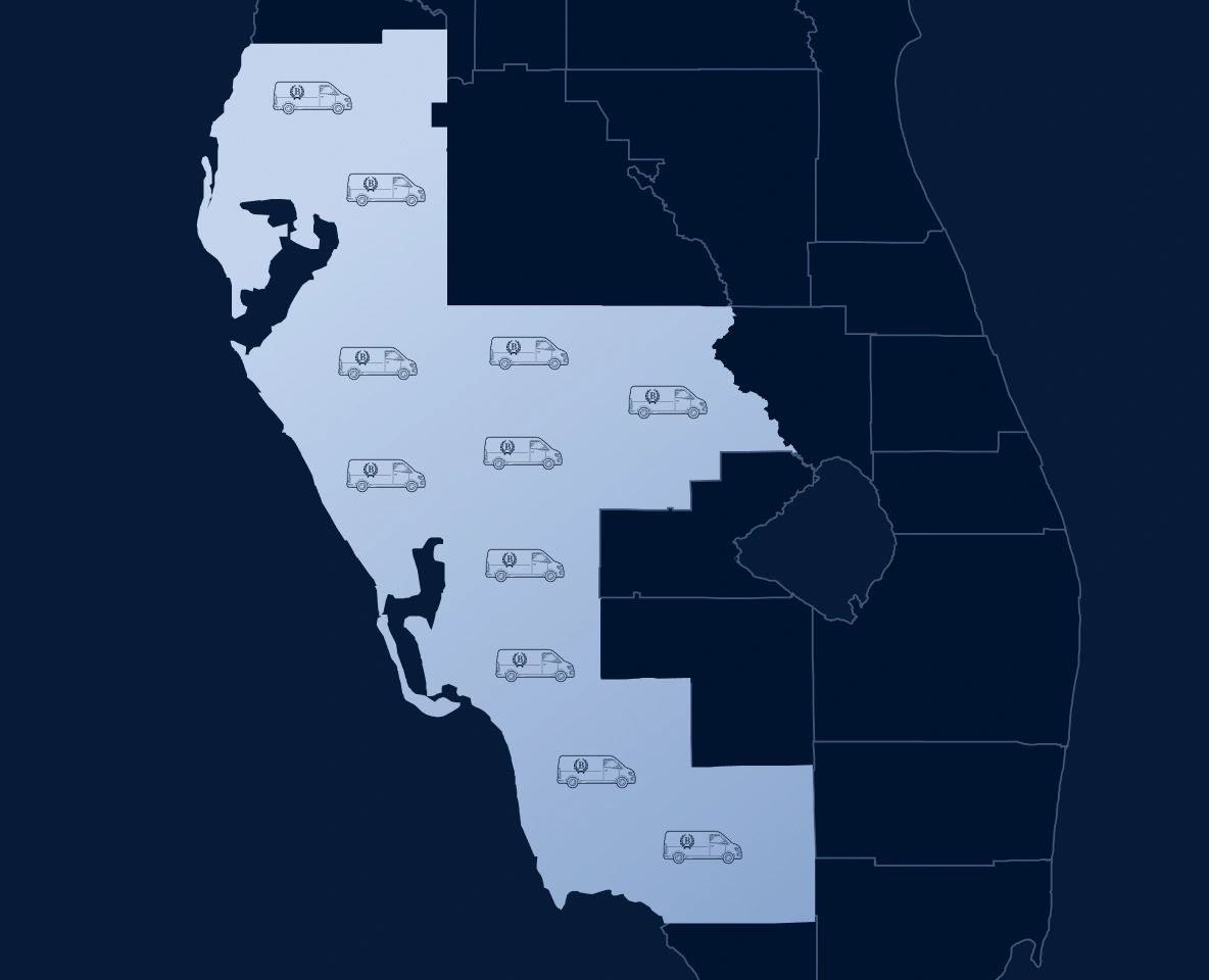 Brasota Service Area Map
