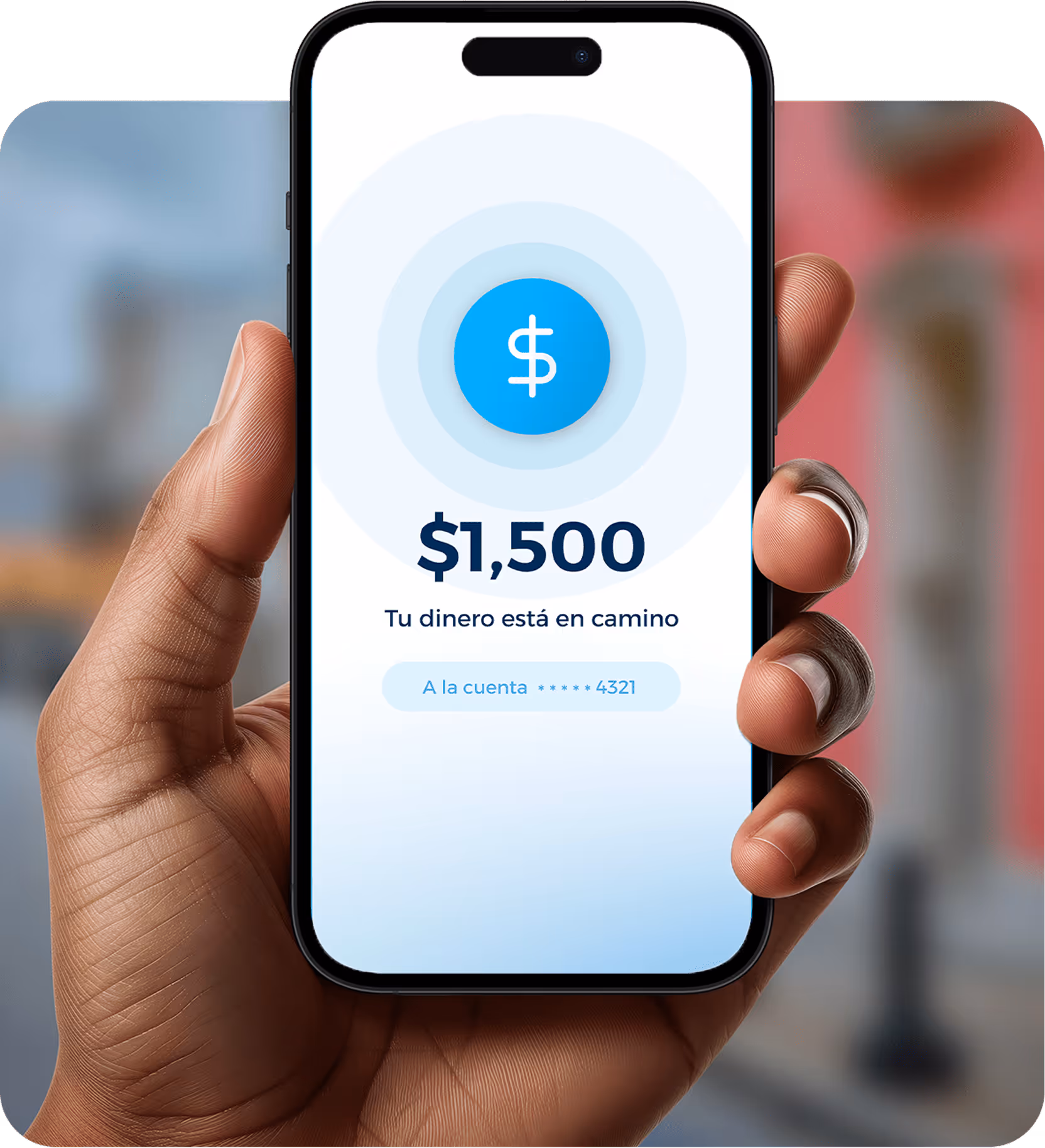 App de Kiwi mostrando un préstamo de $1,500 aprobado.