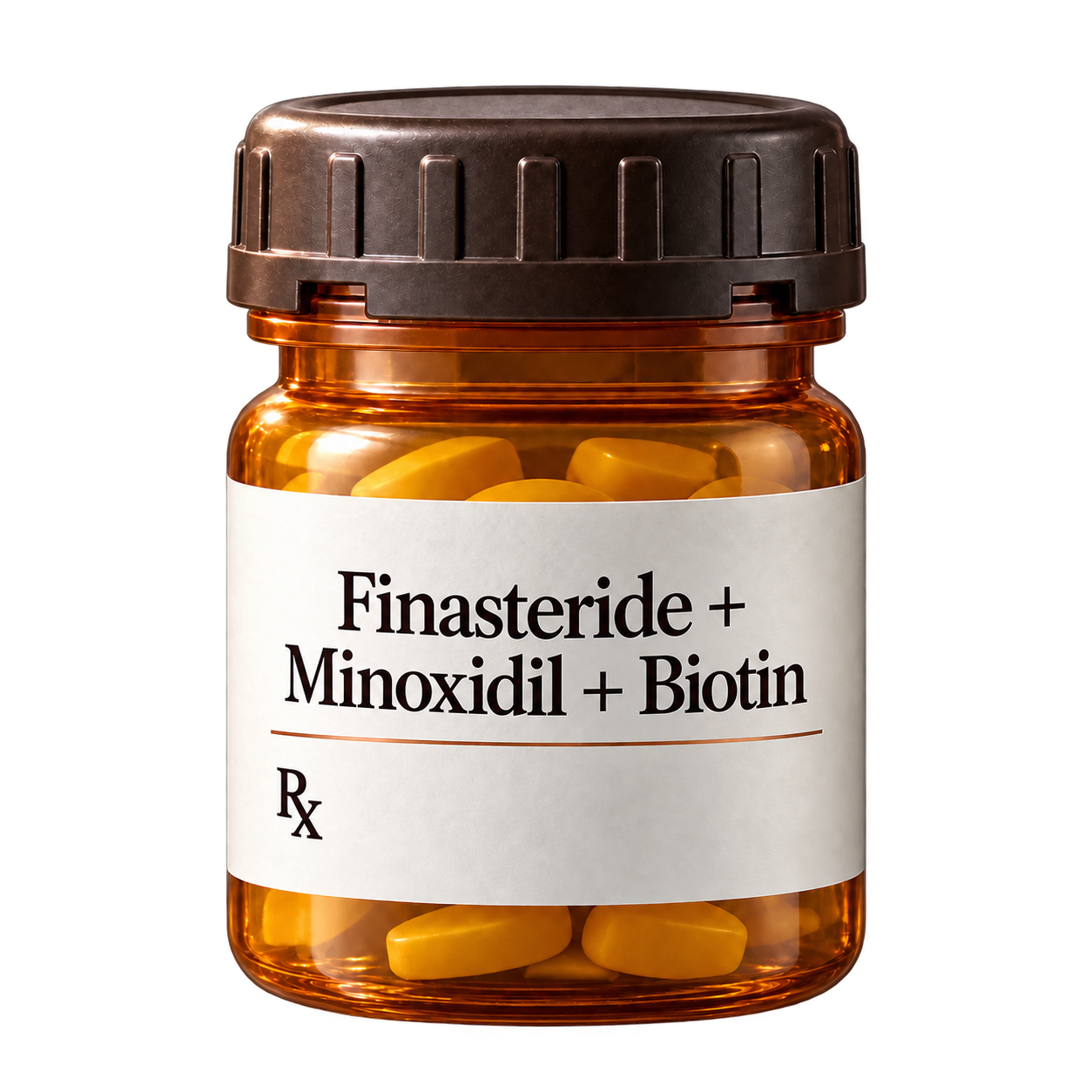 Finasteride + Minoxidil + Biotin tablets package