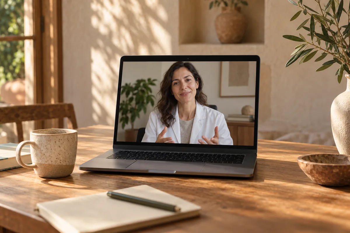 A licensed clinician reviews your information