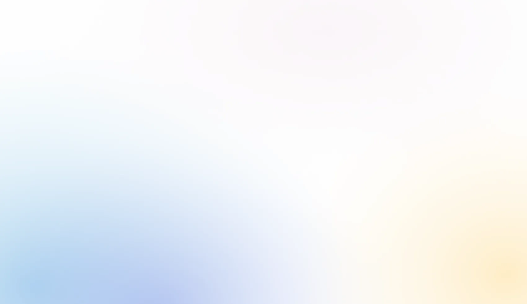 Cooler pastel gradient background with sky tones