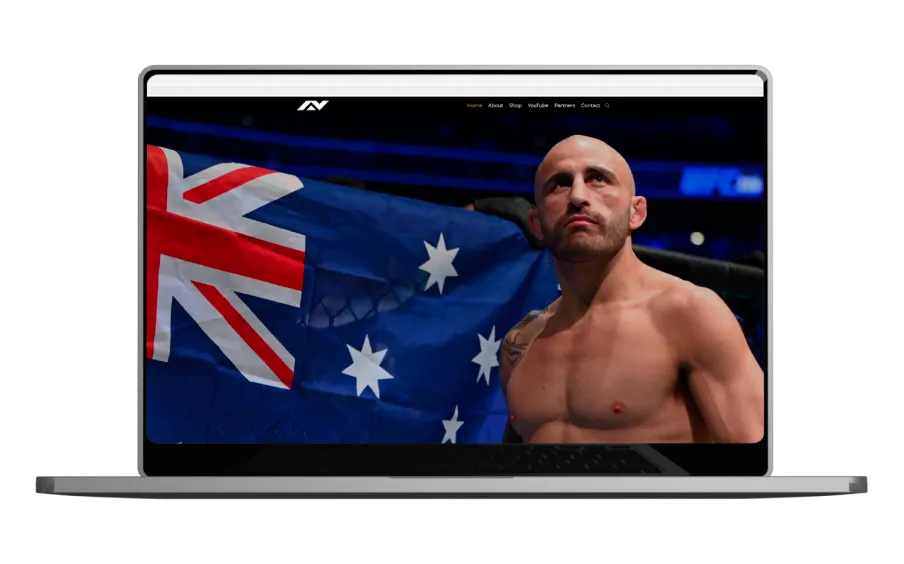 Alexander Volkanovski ecommerce website