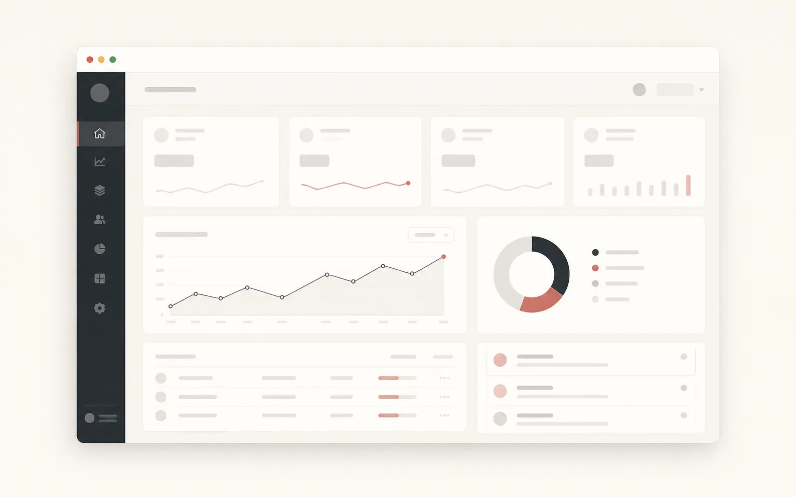 Placeholder software dashboard interface awaiting a final case study image.