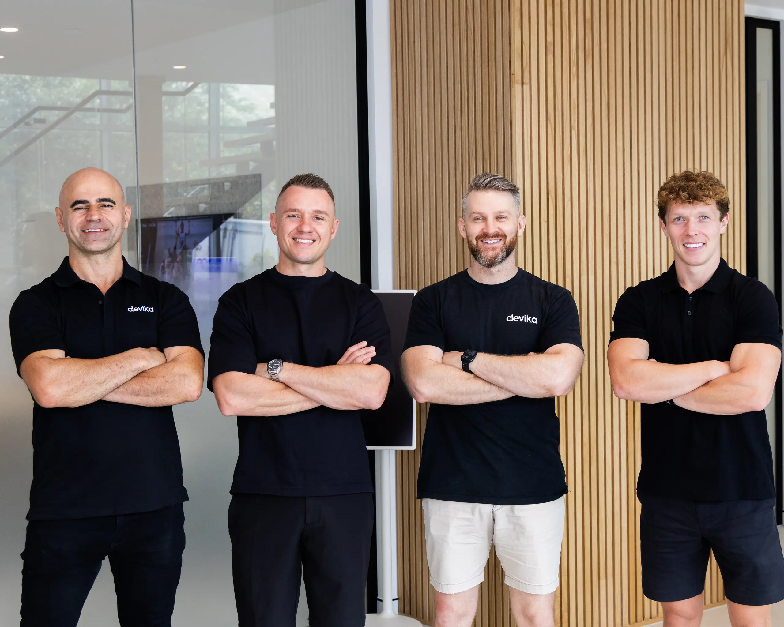 The Devika team together in the Wollongong studio