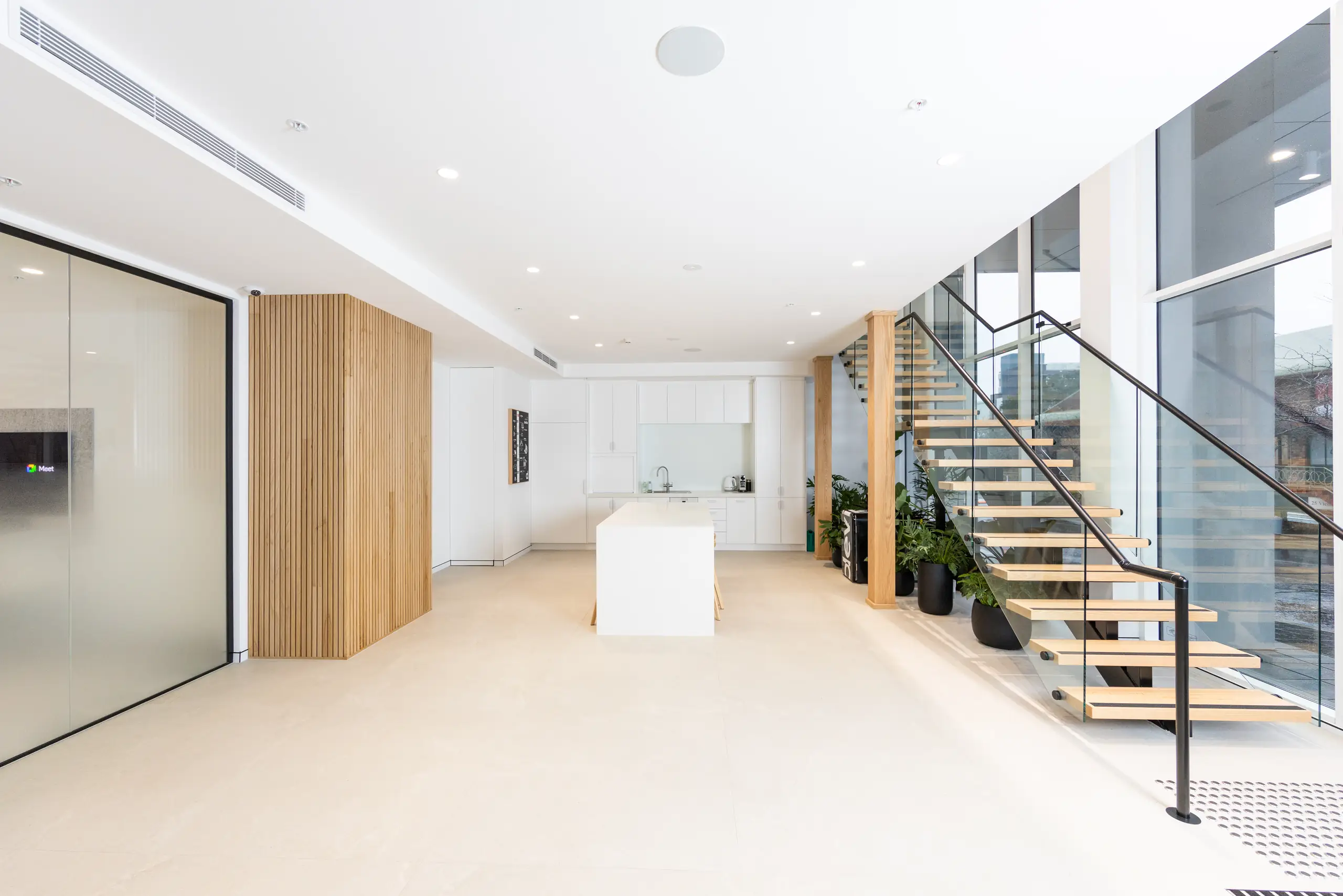 Open collaboration space inside Devika's Wollongong studio