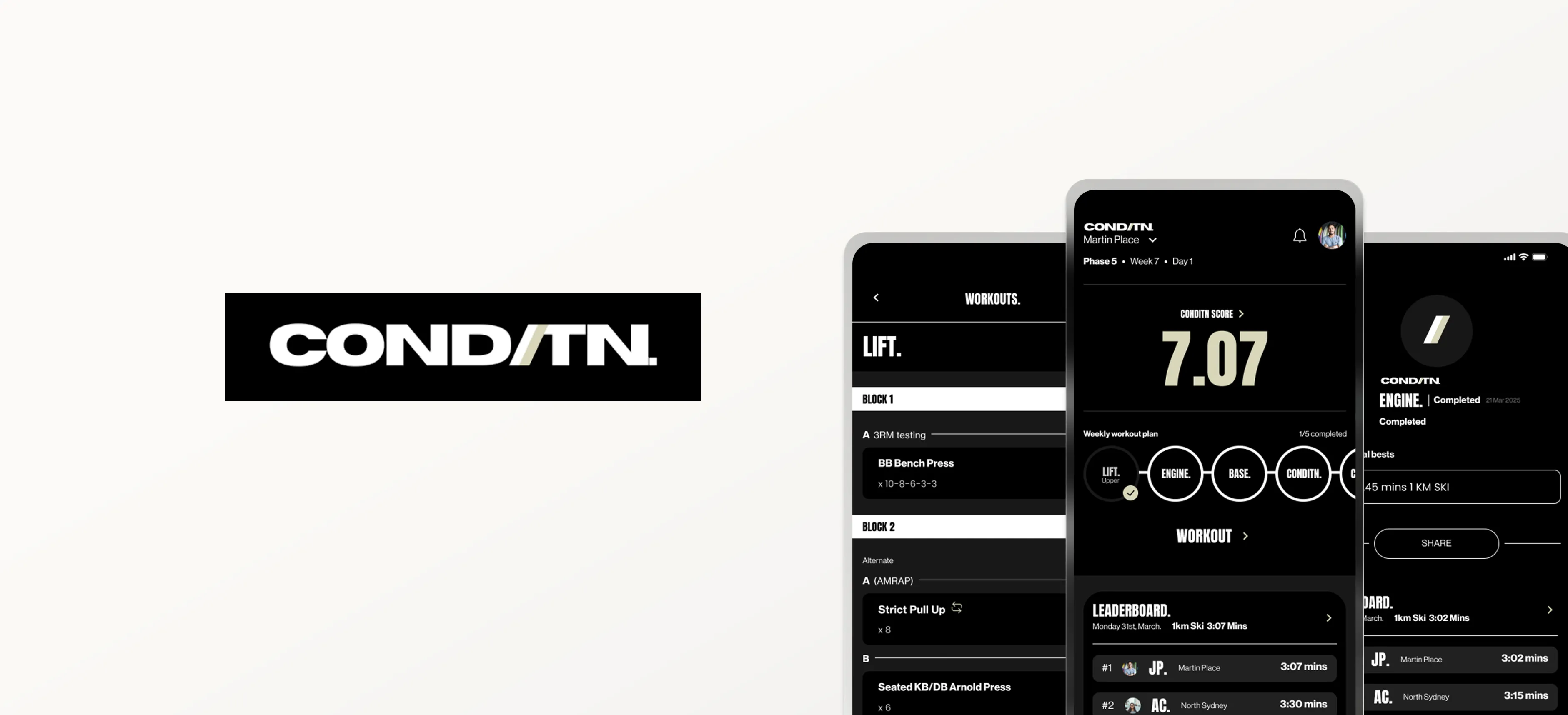 CONDITN mobile app