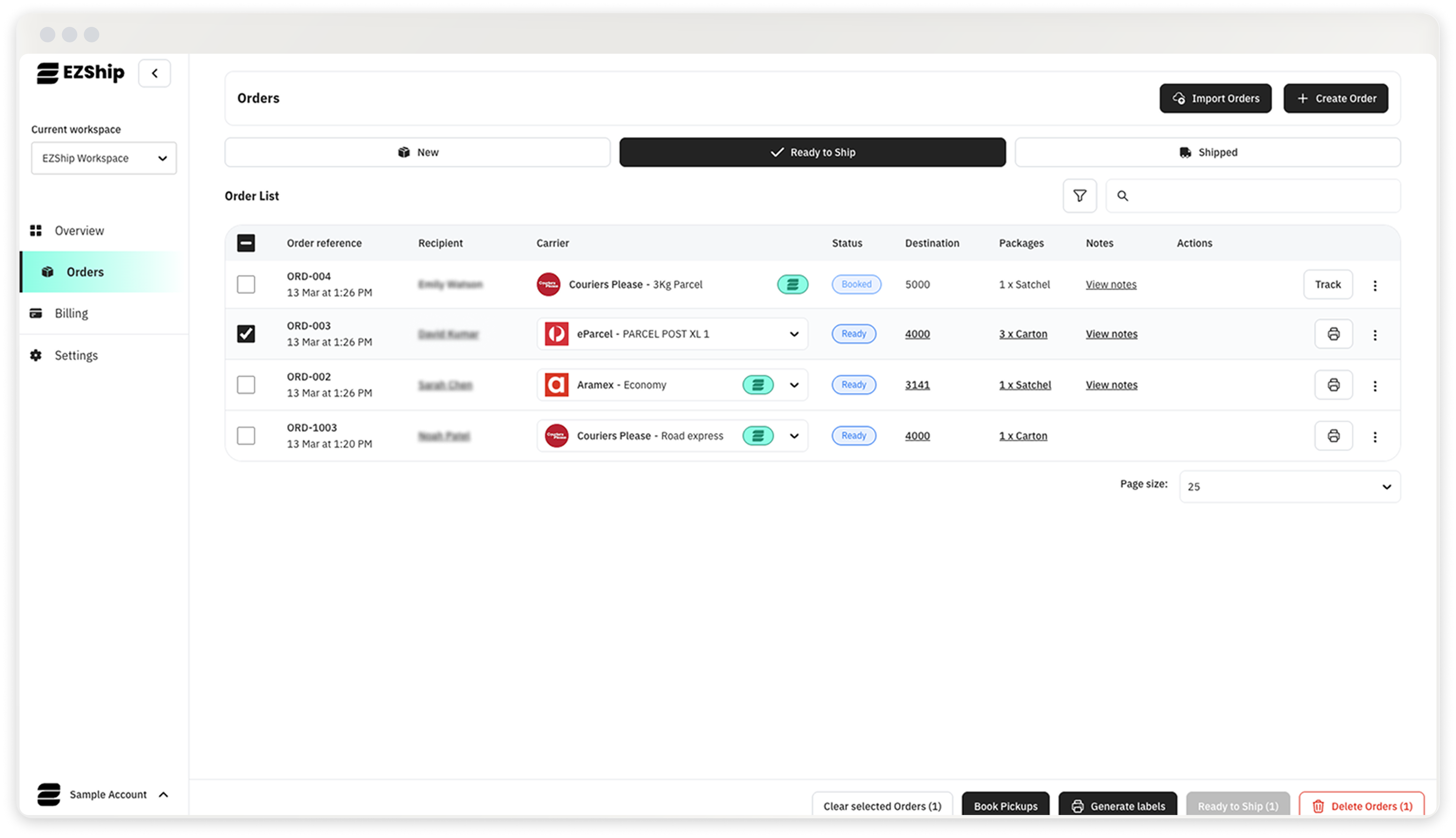 Staffing administration dashboard