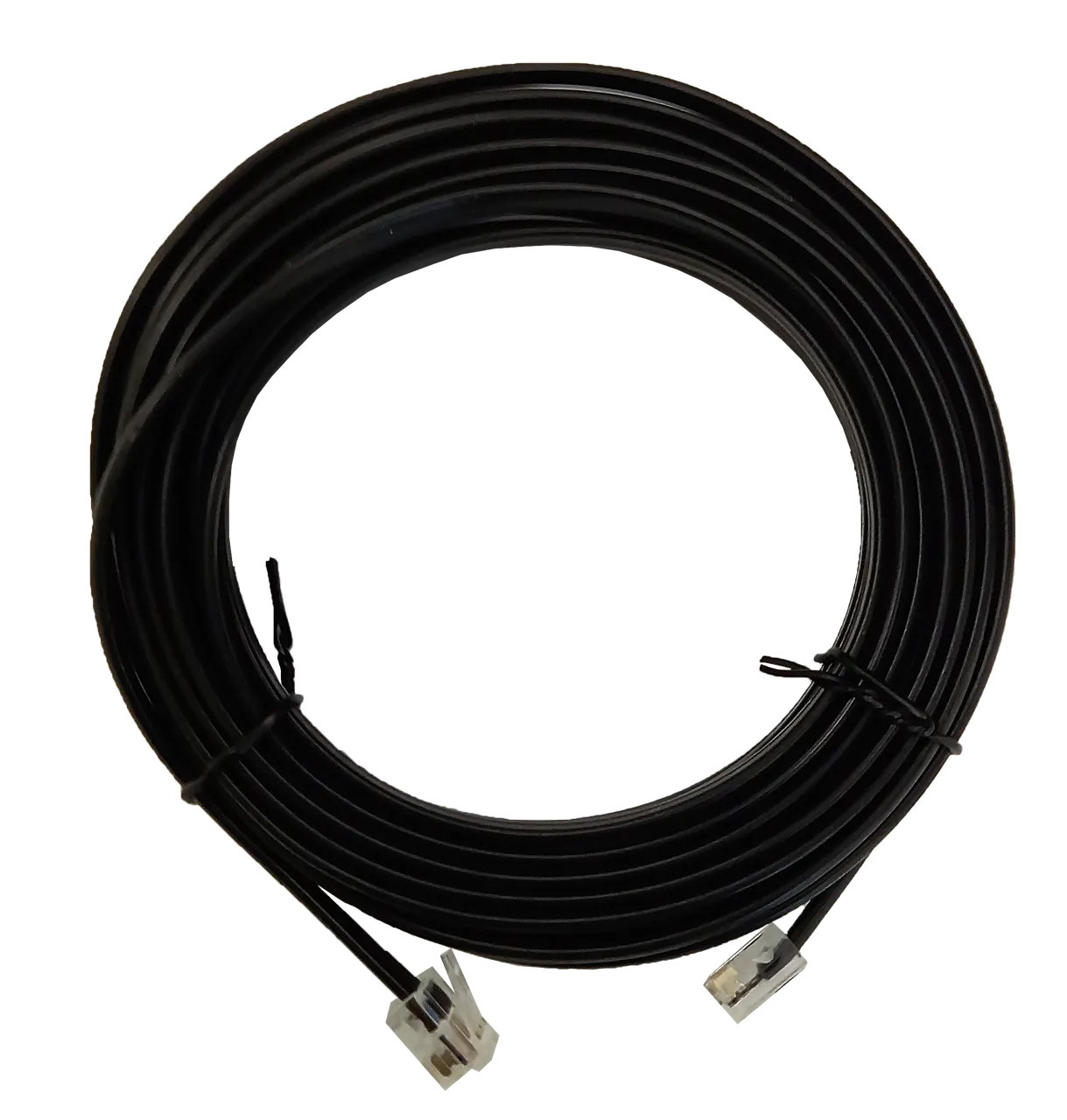 Data cable RJ10 4P4C 5 m black