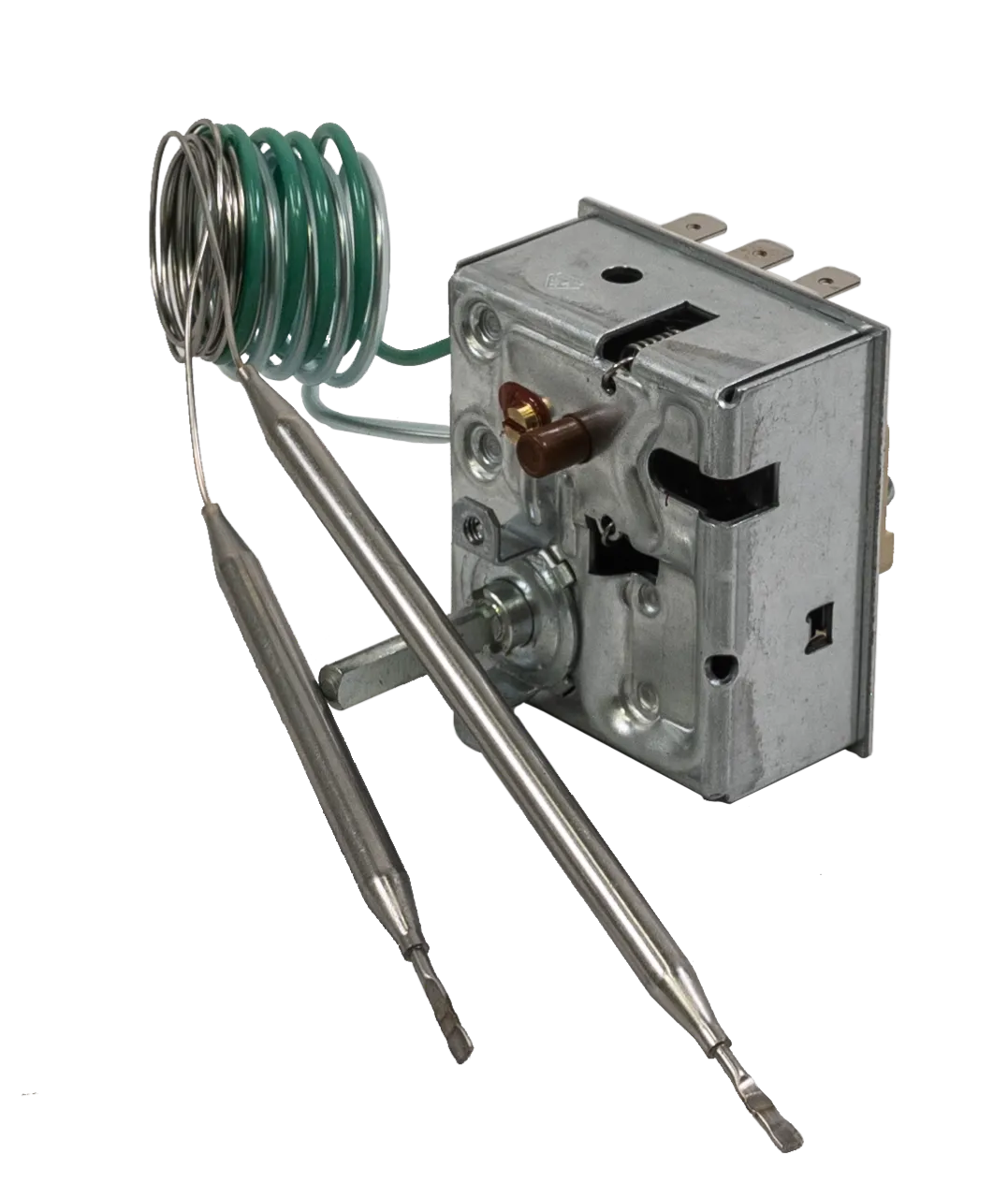 Thermostat overheating limiter switch