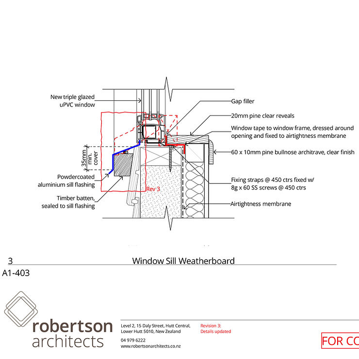 Recessed Sill Detail
